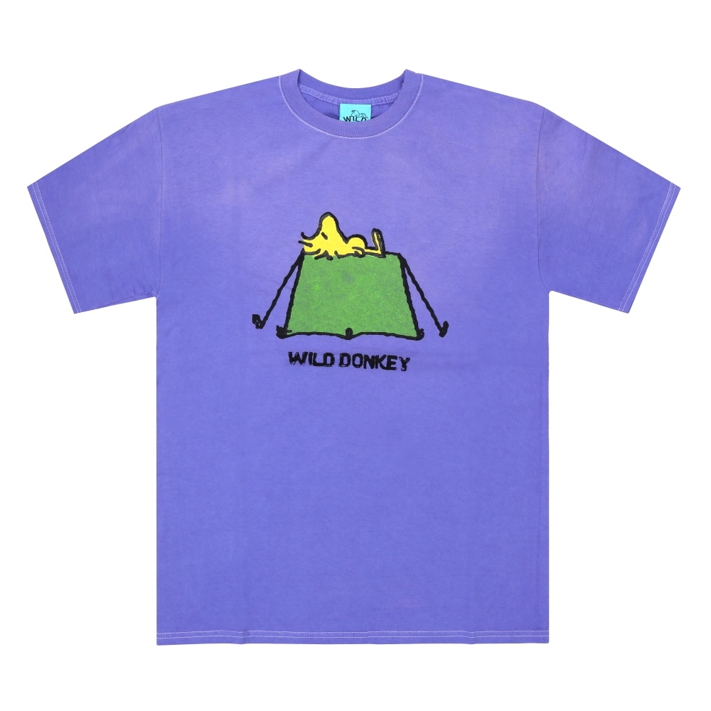 ワイルド・ドンキー ユニセックス Tシャツ テント FADED VIOLET