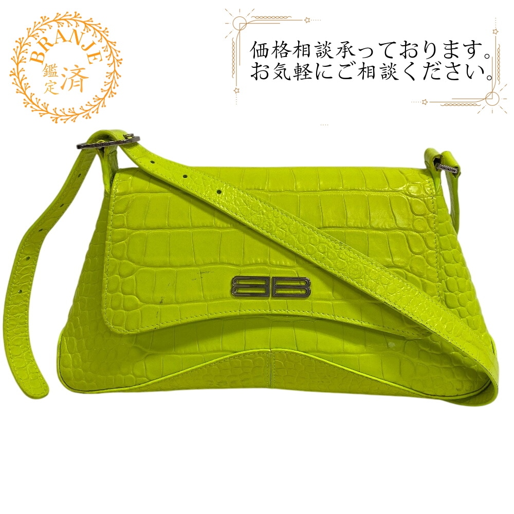 695648 2way ネオンカラー レザー ショルダーバッグ イエロー ブランド 85,650円