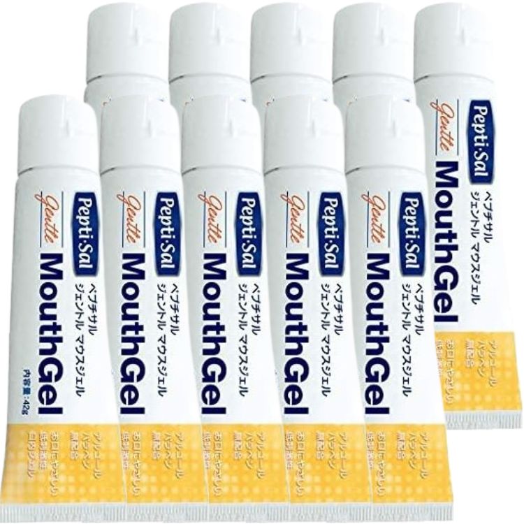 10個セット T&K ペプチサルジェントルマウスジェル 42g 低刺激 保湿 ペプチサル マウスジェル