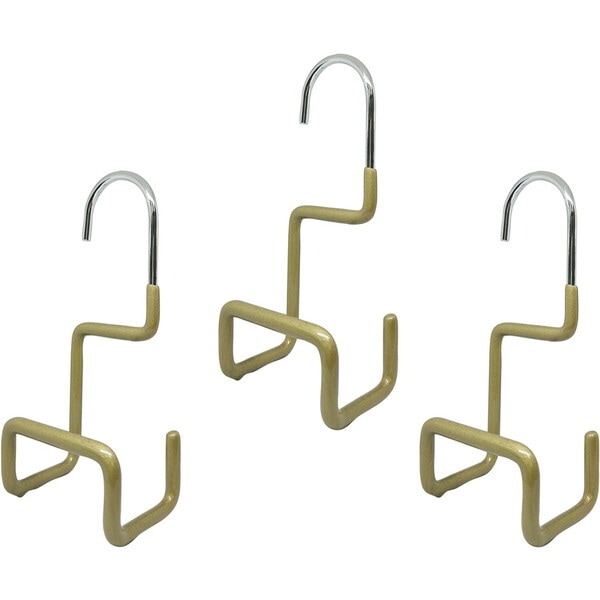 120764 バッグハンガー ゴールド 3個組