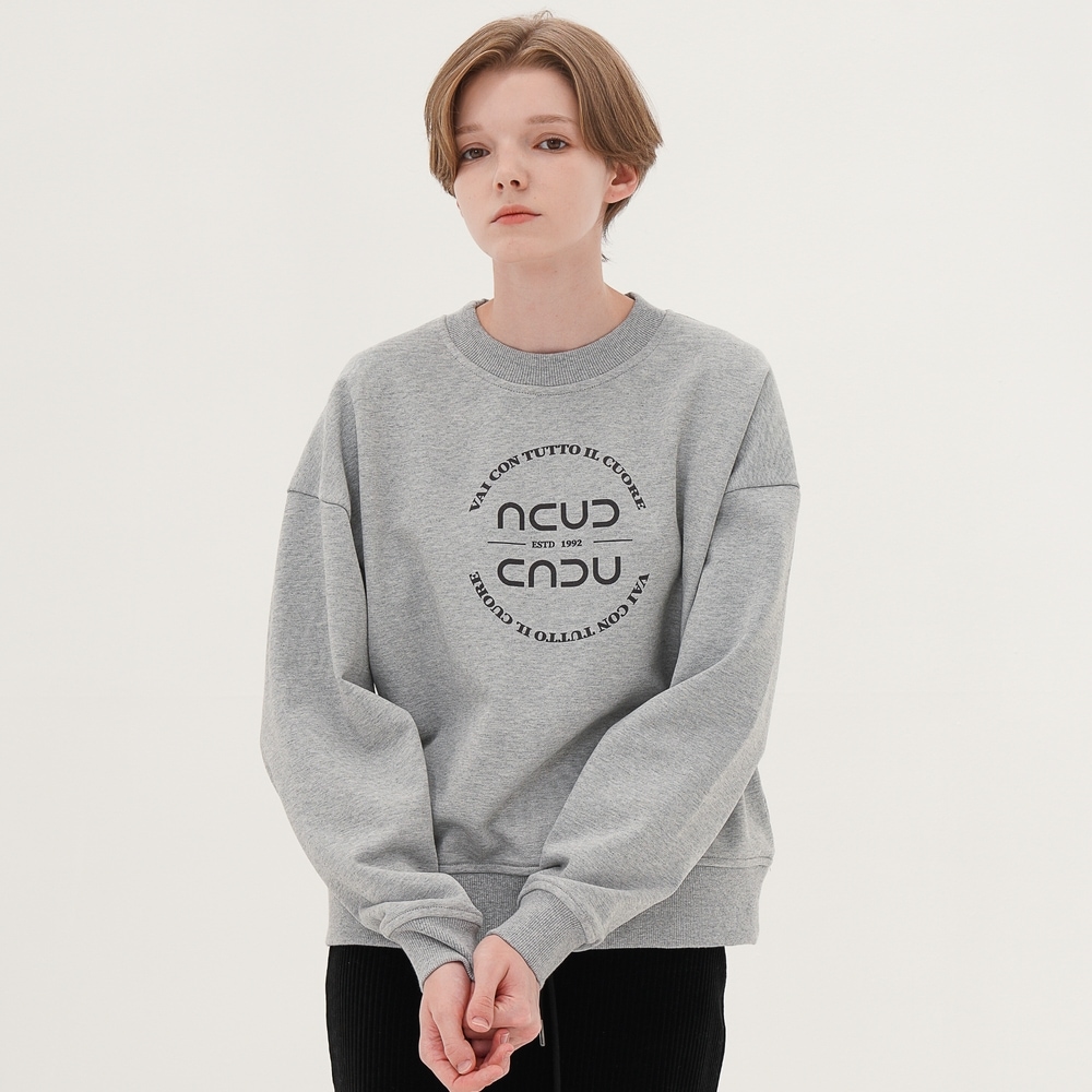 ACUD サークル ロゴ スウェットシャツ _グレー