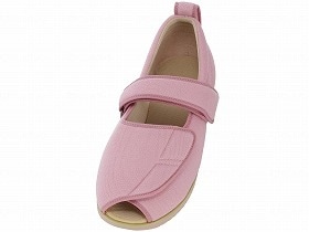 徳武産業 あゆみシューズ 介護靴 施設用 オープンマジックII 7E ピンク 片足/左Sサイズ 7010 5,175円