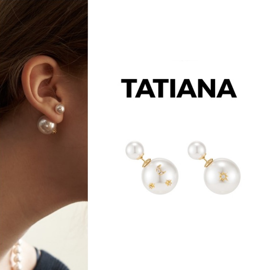 【TATIANA】 Mignon Double Pearl Post Earring ピアス (EC1686) 5,311円