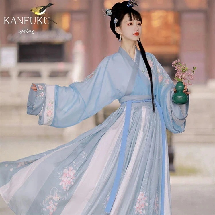 チャイナ風 中国風 中華服 漢服 普段着 チャイナドレス 2点セット ドレス 衣装 大人用 女の子 レディース 日常着 刺繍 唐服 春秋 冬 古代 コスプレ衣装 写真撮影 イベント 仙女 可愛い かわ