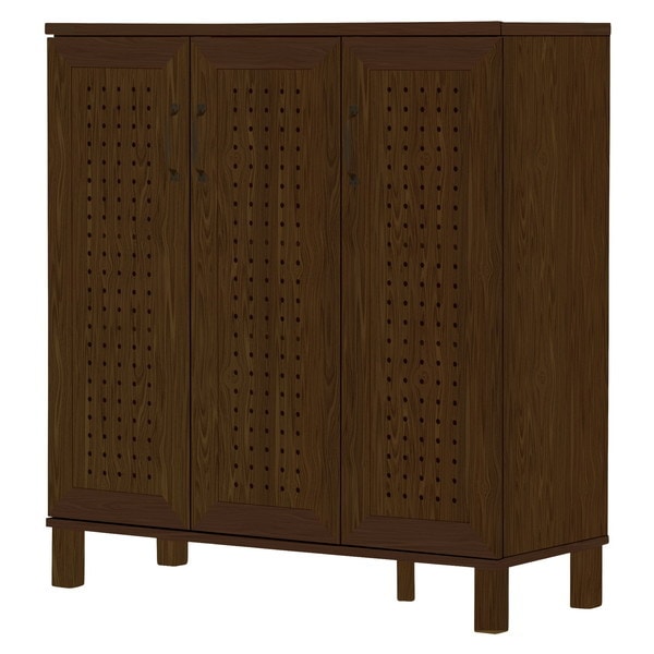 GK95-90 BR GENKA（ジェンカ）シューズボックス（90cm幅） ブラウン メーカー直送