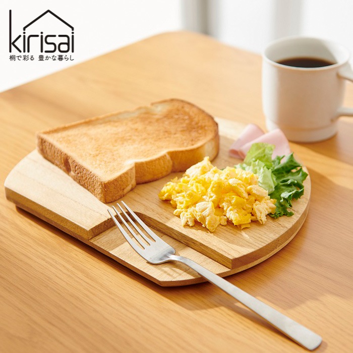 お皿まな板桐製桐のカッティングプレート丸OSPL-1オスマック日本製