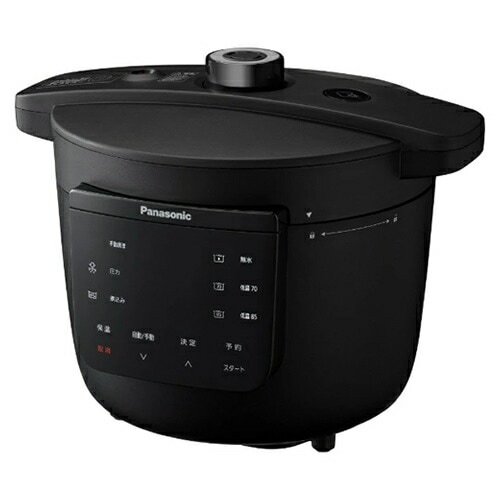 パナソニック2.6L 電気圧力鍋 ブラック NF-PC400-K【多彩な自動調理20メニュー】