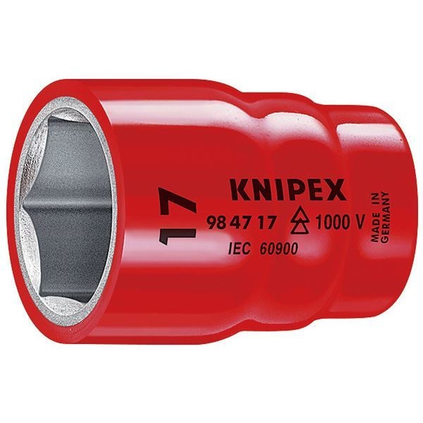 KNIPEX(クニペックス)9847-13 (1/2SQ)絶縁ソケット 1000V