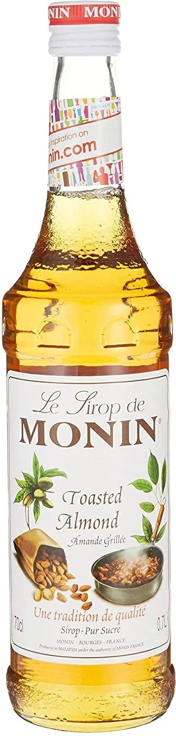 MONIN モナン トーステッドアーモンド シロップ 700ml12本【ご注文は12本まで同梱可能】ノンアルコール シロップ