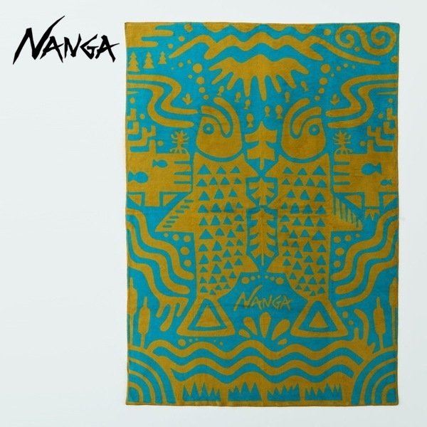 オーシャンオブライフ コットンブランケット シングル ブルーオーシャン OCEAN OF LIFE COTTON BLANKET S BLUE OCEAN NZ2254-4C426 N1LEUCs4