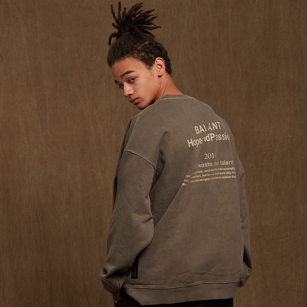 ピグメント·ホープ&パッション·スウェットシャツ（ブラウン）