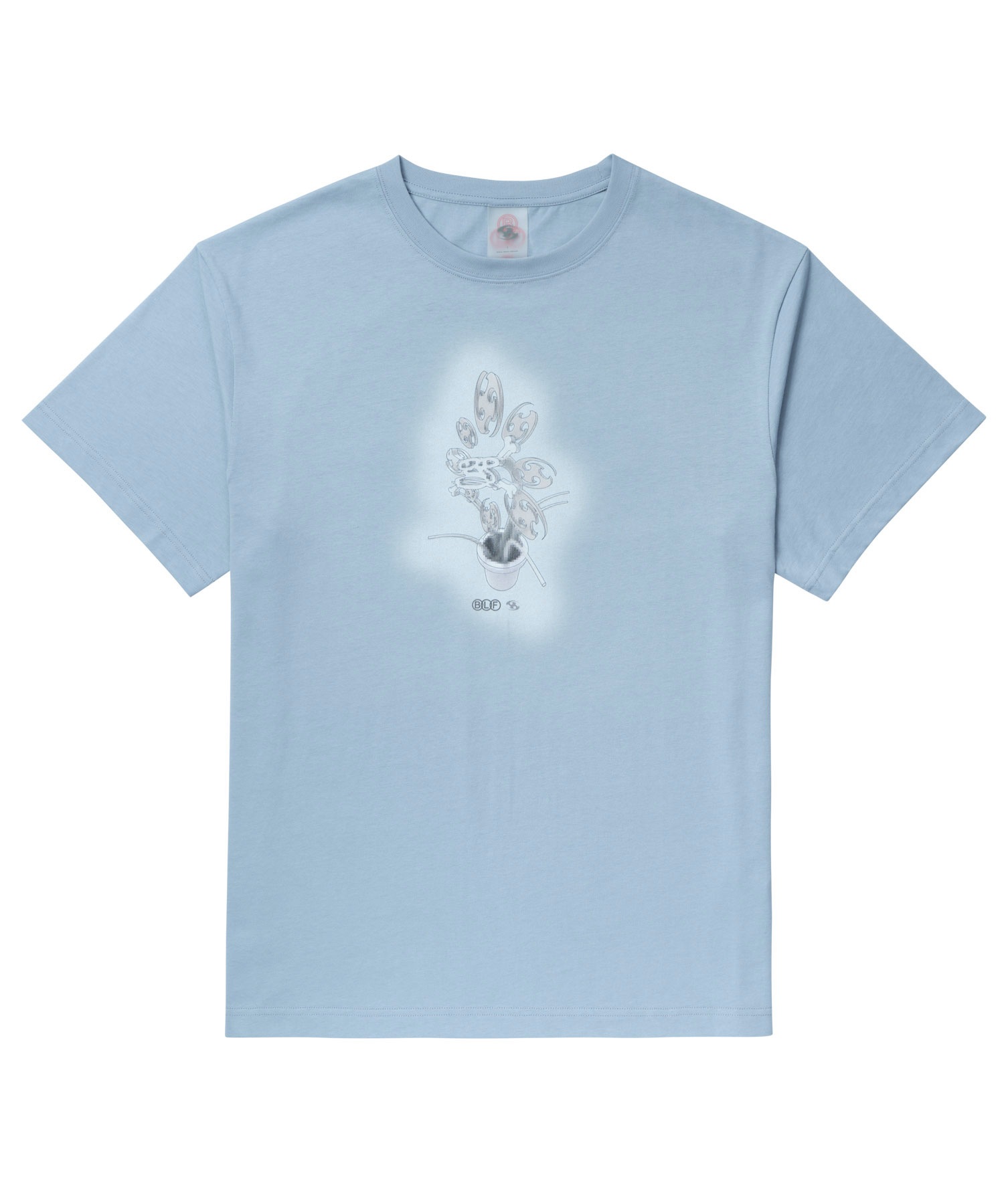 【SANSANGEAR】 SANSAN BLF VASE T-SHIRT : SKY BLUE