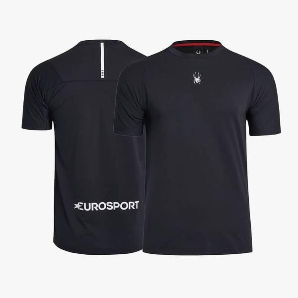 共用ユーロスポーツ半袖Tシャツ SPIMCNR1UBLK 710124