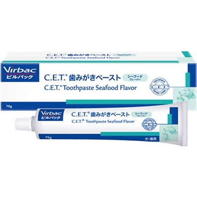 他サイト： ビルバック C.E.T.犬猫用歯みがきペースト（シーフードフレーバー）70gの商品画像