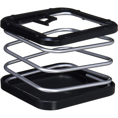 他サイト： カーメイト 車用 ドリンクホルダー マッドスパイラルスクエア ブラック/シルバー NZ238の商品画像