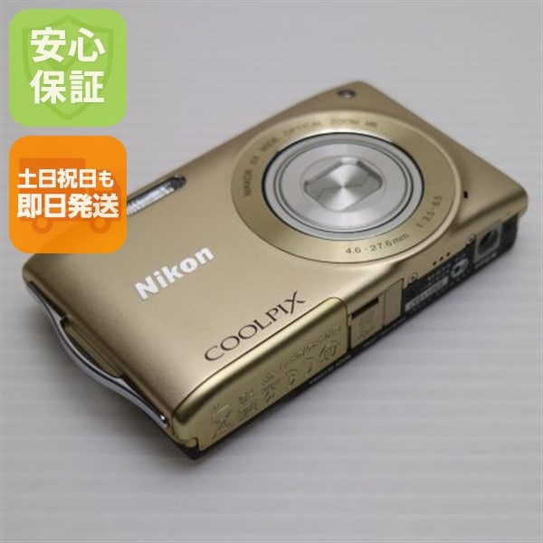 超美品 COOLPIX S3300 スイートゴールド デジカメ Nikon 191