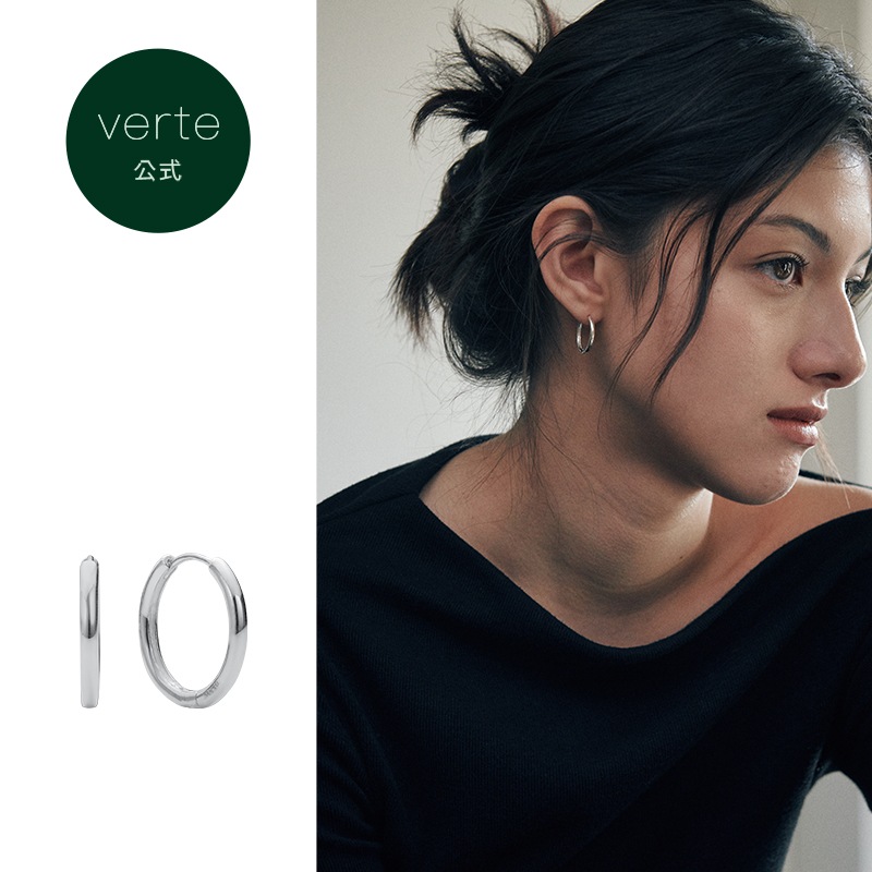 Deux.silver.210 / epais basic イヤリング
