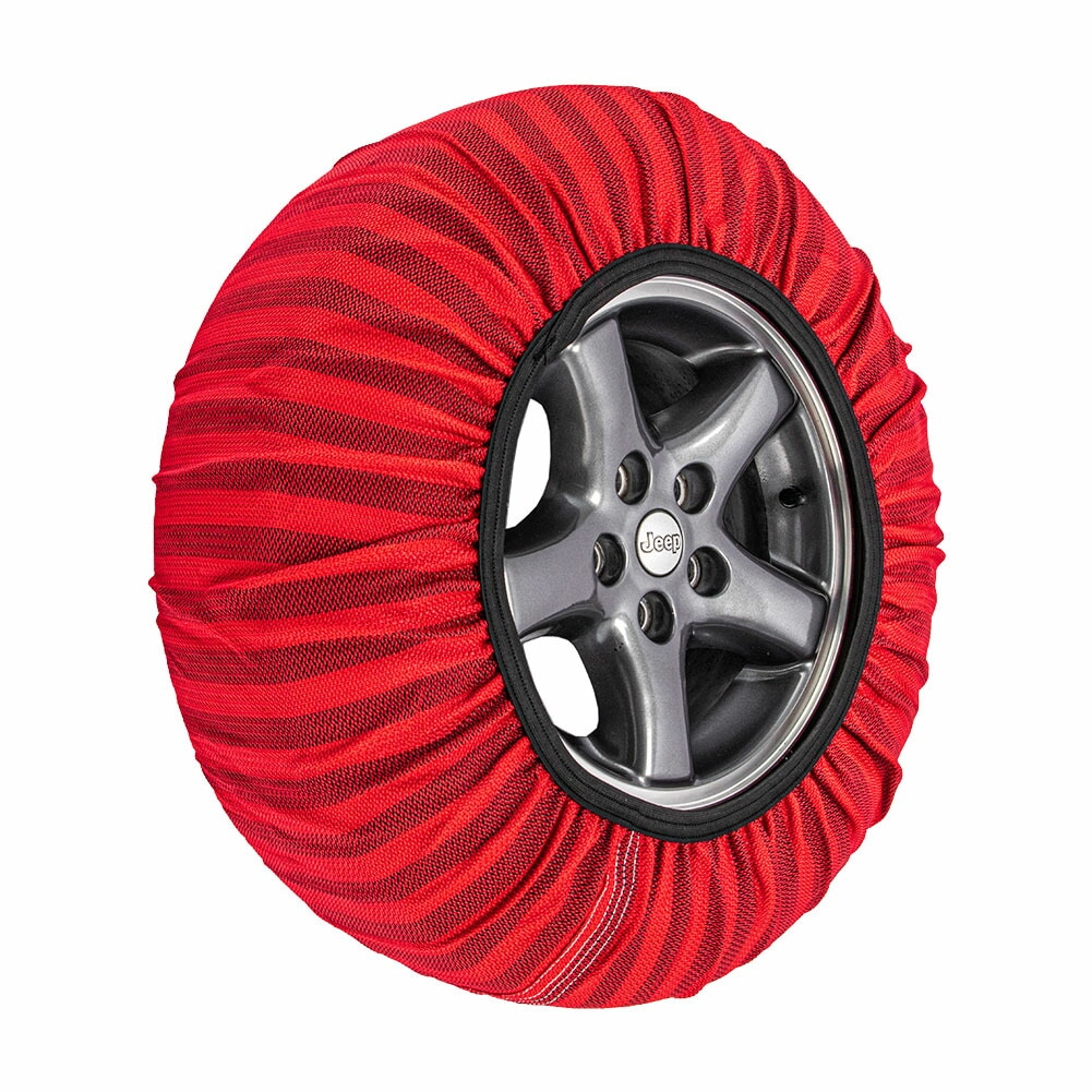 布製 タイヤチェーン スノーソックス CLASSIC クラシックモデル レッド Snow Socks