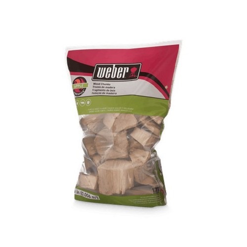 ウェバースモークチャンクりんごスモークスモークスモーク燻煙用リンゴの木彫りキャンプ間接焼きスモークバーベキュー