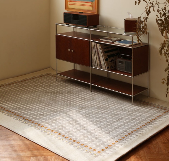 THE FRIGG レイナ 高密度 寝室カーペット リビング ラグ