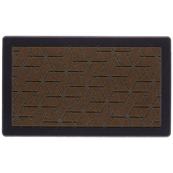 玄関マット/ドアマット S 網代柄 約幅75奥行45高さ0.8cm エントランス 入口 店舗 お店 オフィス