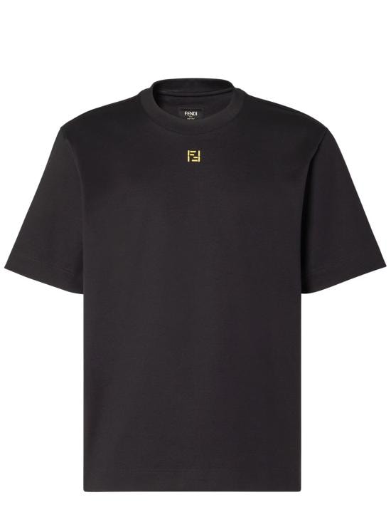 FENDI Men T-Shirts FY0936AY0H F0QA1 Nero