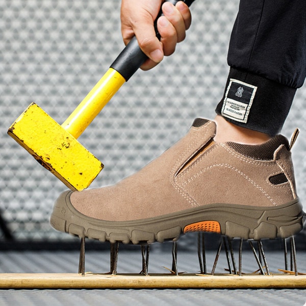 本革 メンズ作業靴 ウォーキングシューズ スニーカー 運動靴 ランニングシューズ トレッキングシューズ BSS807 コストパフォーマンスの高い靴