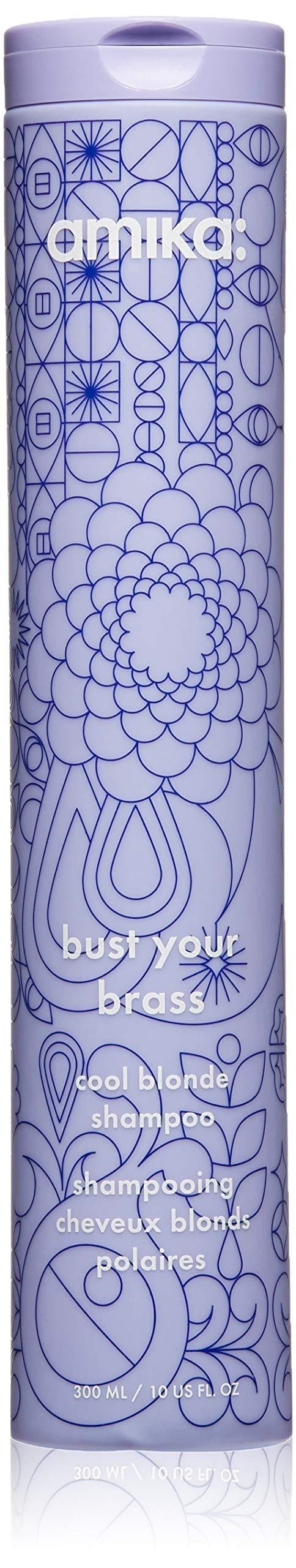 Amika Bust Your Brass Cool Blonde Shampoo, 10.1 Fl