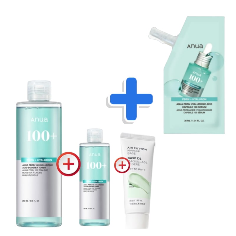 320ml/PDRN 100 ヒアルロン酸 ブースター トナー 250ml +40ml+pdrnセラムリフィル30ml