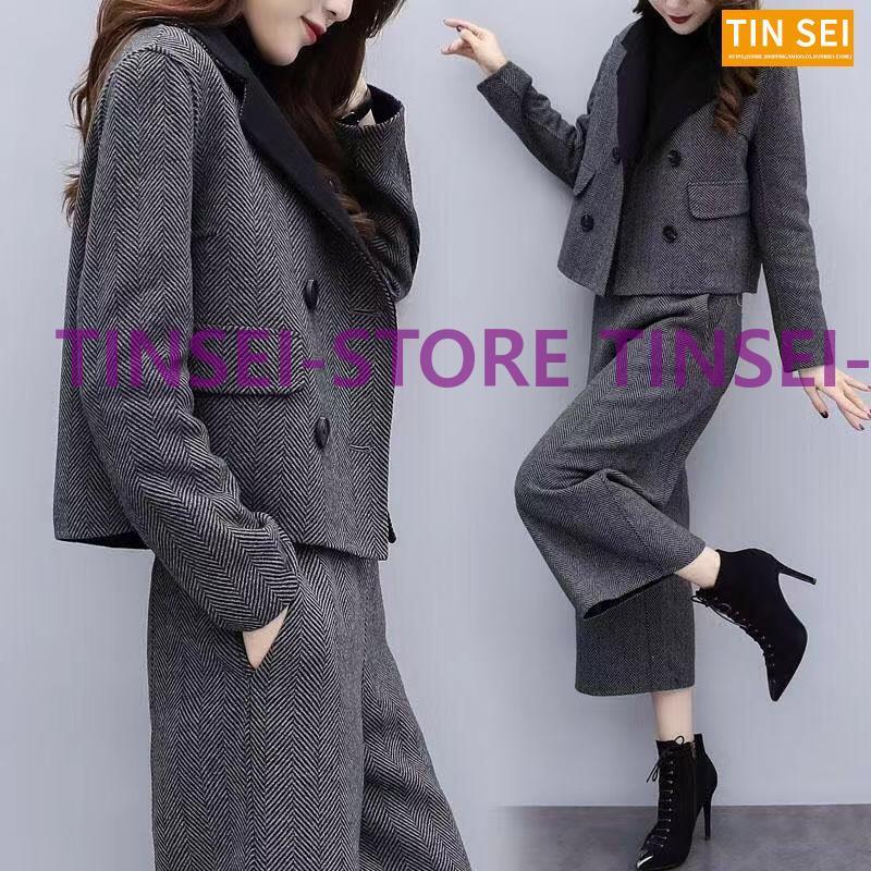 セットアップ スーツパンツ レディース ワイドパンツ スーツ ジャケット 2点セット 30代 40代 50代 ママ スーツ 入園式 卒業式 セレモニー