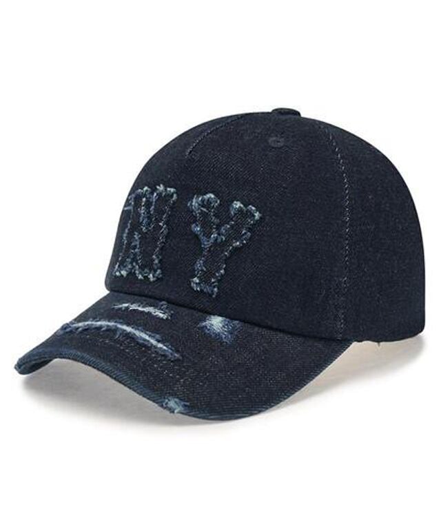BASIC COOPERS DENIM 5PANEL UNSTRUCTURED BALL CAP NAVY - NEW YORK YANKEES