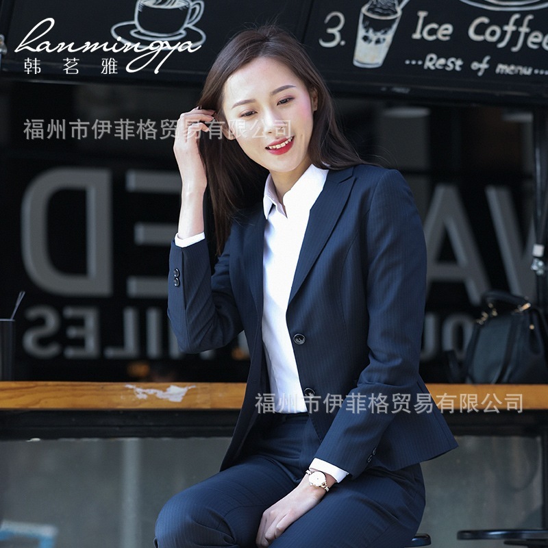 プロフェッショナルスーツ レディース 薄手 スリムフィット スーツ ジャケット ホテル 営業 受付 接客 ワークスーツ 作業服