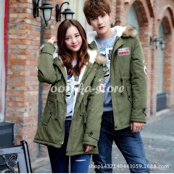 10pscグループ・バイモッズコート メンズ レディース コート 裏ボア ペアルック カップル アウター 中綿ジャケット ロ