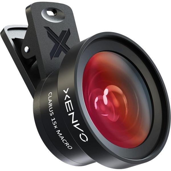 iPhone Android用 Xenvo Pro レンズキット LED ライト付き マクロ 広角レンズ