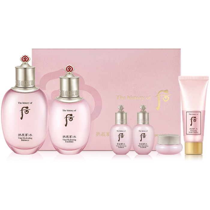 拱辰享(ゴンジンヒャン):水 水軟(スヨン) 2種 企画セット／化粧水+乳液+4点サンプル付き