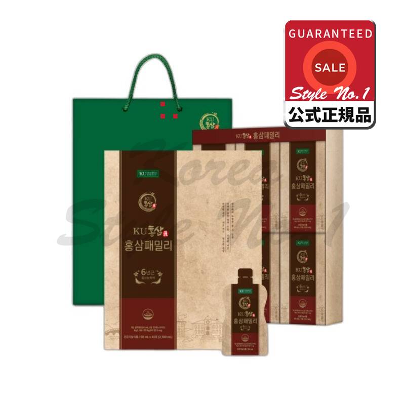 建国乳業6年根KUホンサムジンホンサムファミリー50mL x 42包ギフトセット2.1L 7,649円
