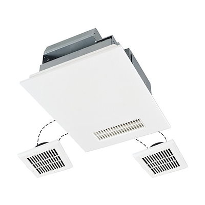 他サイト： 三菱電機 MITSUBISHI インバーター バスカラット24 バス乾 24時間換気機能付換気扇 V-143BZL5の商品画像