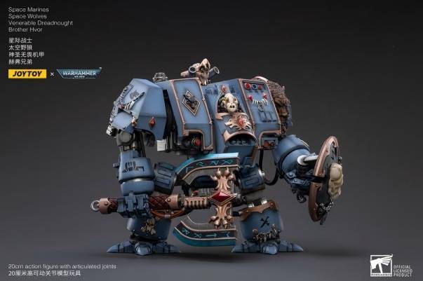 JOYTOY Space Marines Space Wolves Venerable Dreadnought Brother Hvor 1/18 アクションフィギュア JT2764