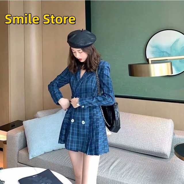 ワンピース オシャレ 可愛い 30代 20代 母親 安い お出かけ ＯＬ ジャケット風 ミニ チェック柄 長袖 オフィス レディース 通勤