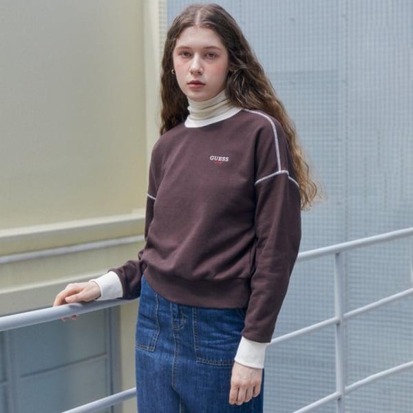 [POP]オンラインポップ ハートロゴ配色マンツーマン ON3K5346