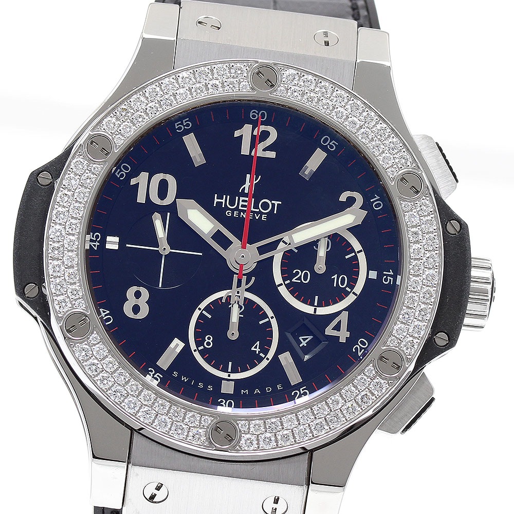 ウブロ HUBLOT 301.SX.130.RX.114 ビッグバン ダイヤベゼル 自動巻き メンズ 良品 _890370【中古】