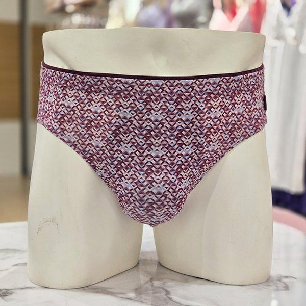 ワインポリスパン幾何学模様男性ブリーフPT2011G-WN_s