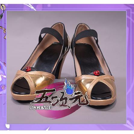 UWOWO　原神　コスプレ　北斗　ホクト　靴　ブーツ