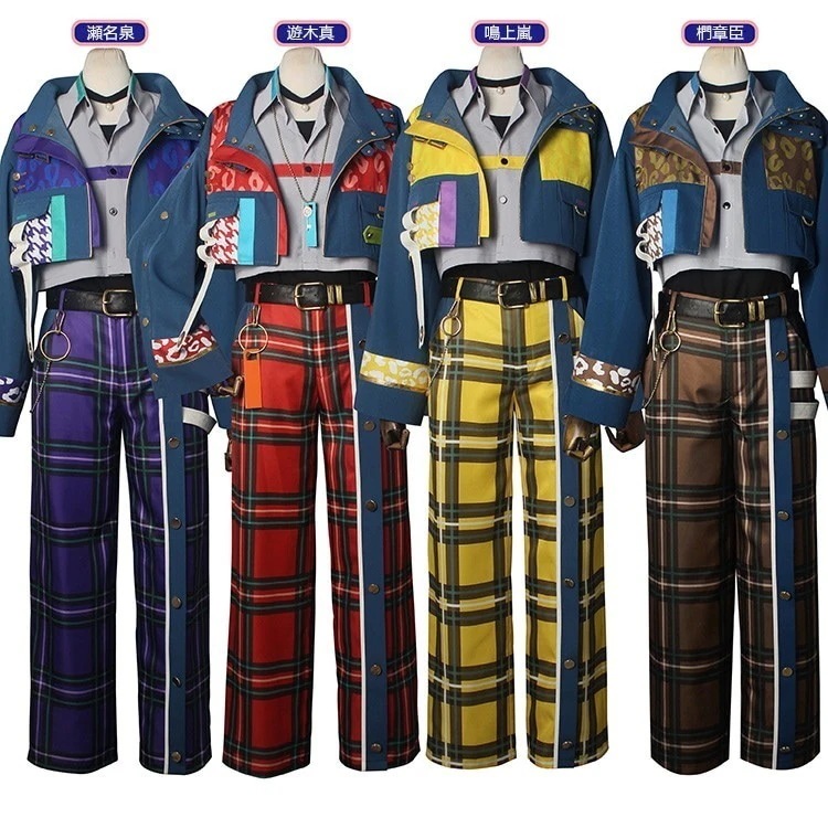 変装 コスチューム コスプレ衣装 鳴上嵐 濑名泉 遊木真 back Look PORTRAIT あんさんぶるスターズ スーツ ハロウィン 2024年新作入荷コスプレ