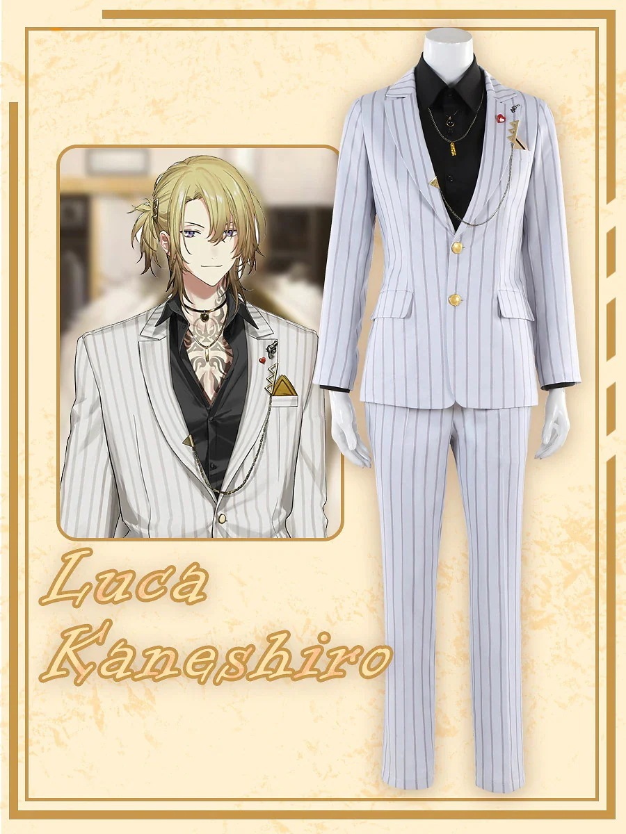 VTuber バーチャルライバー にじさんじ ルカカネシロ コスプレ衣装 コスチューム 変装期間限定30％