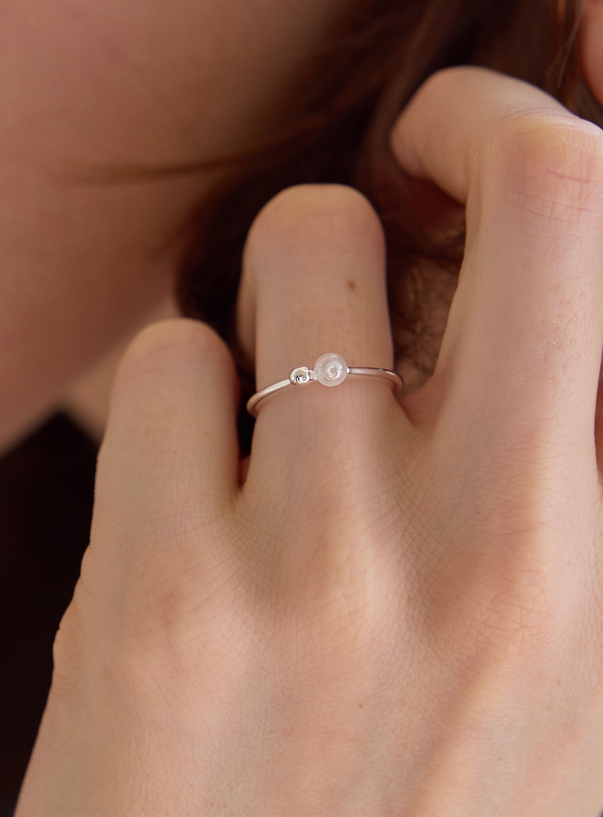 【メガ割 最大30％OFF】洗練シルバー925 バブルオープンリング 個性派デザイン