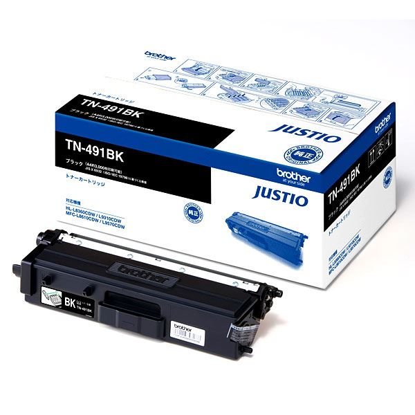 (純正品)BROTHER ブラザー トナーカートリッジ(TN-491BK ブラック) 8,005円