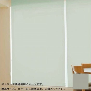 タチカワ ファーステージ 遮光2級ロールスクリーン ダークブラウン 幅90x高さ180cm プルコード式 TR-1103 ネムログレージュ