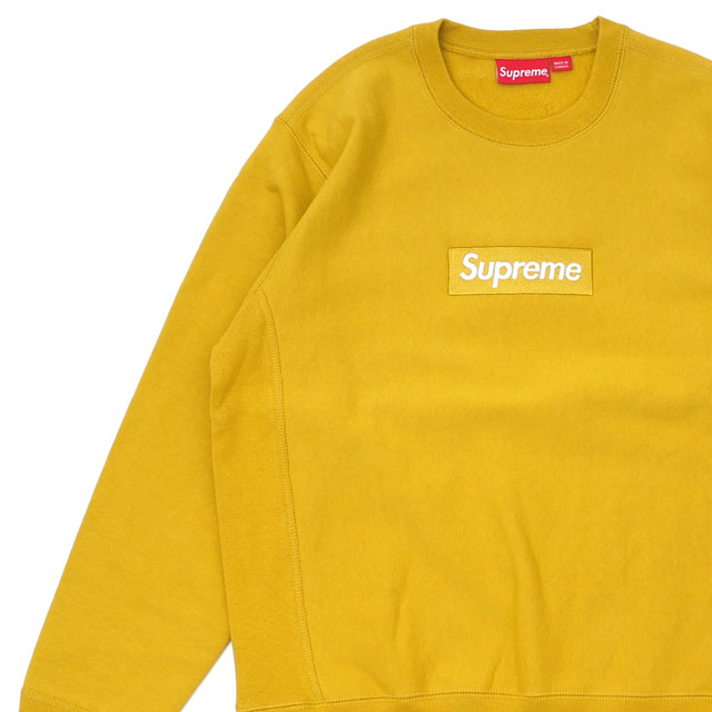 【数量限定特別価格】 シュプリーム SUPREME Box Logo Crewneck ボックスロゴ BOXロゴ スウェット MUSTARD マスタード 209-000541-148 68,297円