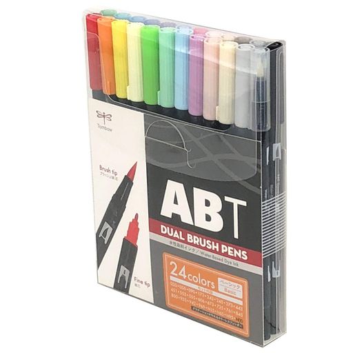 トンボ(Tombow) 鉛筆 筆ペン デュアルブラッシュペン ABT 24色セット ベーシック AB-T24CBA 7,011円